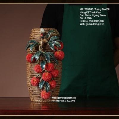 tượng sứ, tượng quả vải, tượng cây vải, tượng sứ trung quốc, gốm sứ trung quốc